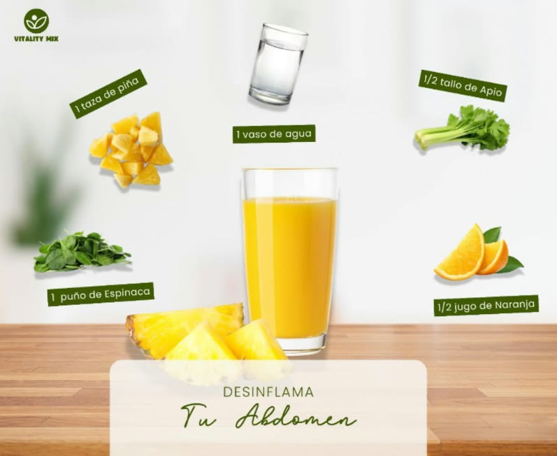 Receta desinflamante Vitality Mix